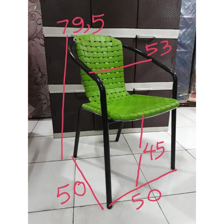 KURSI BESI BESAR KUAT, ROTAN SUPER MUTU EXPORT